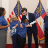 Senator Ossoff hosts a Welcome to Washington Constituent Coffee, in Washington, DC on December 4, 2024. (Official U.S. Senate photo by Rebecca Hammel)