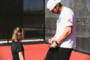 2012 Dare to Play Tennis Pre-Clinic with Mats Wilander