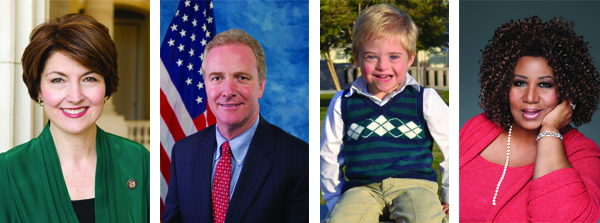 Cathy McMorris Rodgers, Chris Van Hollen, Cole Rodgers, Aretha Franklin