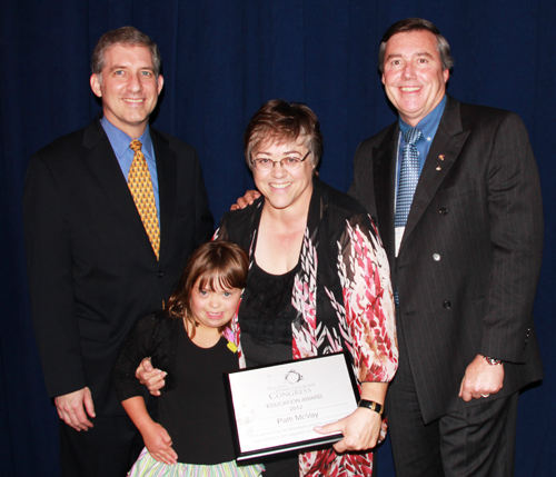 Patti McVay receives the 2012 NDSC Education Award