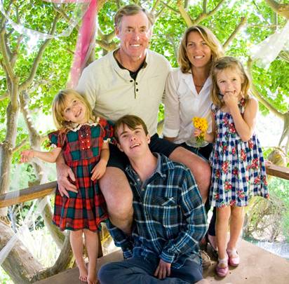 John C. McGinley and family