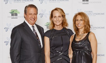Michael and Shereen Pollak with Helen Hunt