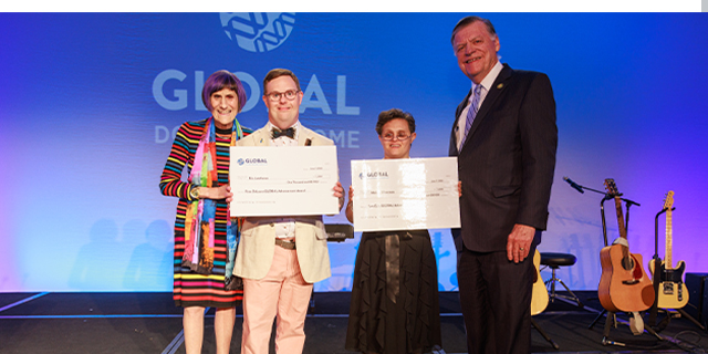 Rosa DeLauro and Tom Cole GLOBAL Advancement Awards Given to Two Inspiring Individuals with Down Syndrome at GLOBAL’s AcceptAbility Gala
